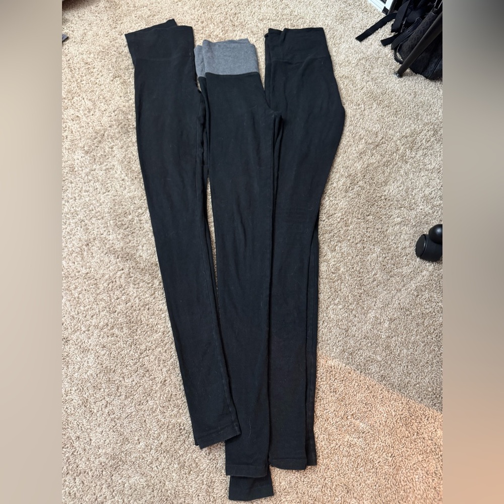 Black and Gray Leggings